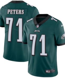 Nike Philadelphia Eagles #71 Jason Peters Midnight Green Team Color Men's Stitched NFL Vapor Untouchable Limited Jersey Men's