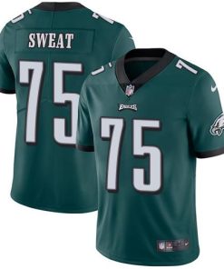 Nike Philadelphia Eagles #75 Josh Sweat Midnight Green Team Color Men's Stitched NFL Vapor Untouchable Limited Jersey Men's
