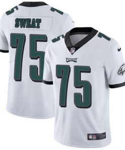 Nike Philadelphia Eagles #75 Josh Sweat White Men's Stitched NFL Vapor Untouchable Limited Jersey Men's