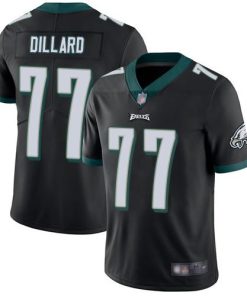 Nike Philadelphia Eagles #77 Andre Dillard Black Alternate Men's Stitched NFL Vapor Untouchable Limited Jersey Men's