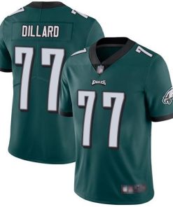 Nike Philadelphia Eagles #77 Andre Dillard Midnight Green Team Color Men's Stitched NFL Vapor Untouchable Limited Jersey Men's