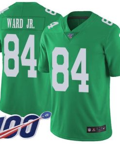 Nike Philadelphia Eagles #84 Greg Ward Jr. Green Men's Stitched NFL Limited Rush 100th Season Jersey Men's