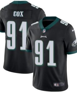Nike Philadelphia Eagles #91 Fletcher Cox Black Alternate Men's Stitched NFL Vapor Untouchable Limited Jersey Men's