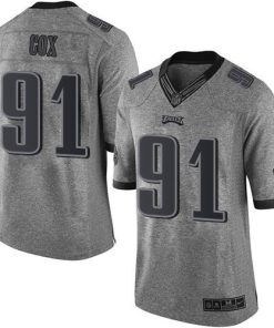 Nike Philadelphia Eagles #91 Fletcher Cox Gray Men's Stitched NFL Limited Gridiron Gray Jersey Men's