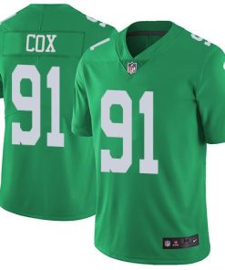 Nike Philadelphia Eagles #91 Fletcher Cox Green Men's Stitched NFL Limited Rush Jersey Men's