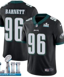 Nike Philadelphia Eagles #96 Derek Barnett Black Alternate Super Bowl LII Men's Stitched NFL Vapor Untouchable Limited Jersey Men's