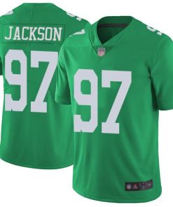 Nike Philadelphia Eagles #97 Malik Jackson Green Men's Stitched NFL Limited Rush Jersey Men's