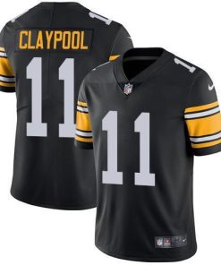 Nike Pittsburgh Steelers #11 Chase Claypool Black Alternate Men's Stitched NFL Vapor Untouchable Limited Jersey Men's