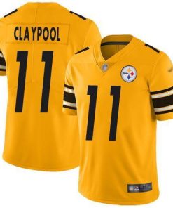 Nike Pittsburgh Steelers #11 Chase Claypool Gold Men's Stitched NFL Limited Inverted Legend Jersey Men's