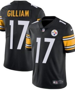 Nike Pittsburgh Steelers #17 Joe Gilliam Black Team Color Men's Stitched NFL Vapor Untouchable Limited Jersey Men's