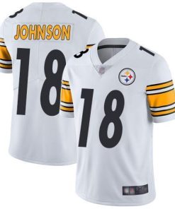 Nike Pittsburgh Steelers #18 Diontae Johnson White Men's Stitched NFL Vapor Untouchable Limited Jersey Men's