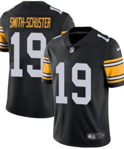 Nike Pittsburgh Steelers #19 JuJu Smith-Schuster Black Alternate Men's Stitched NFL Vapor Untouchable Limited Jersey Men's