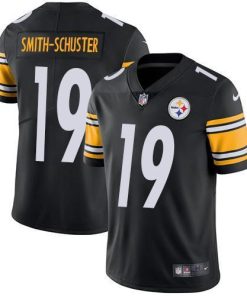 Nike Pittsburgh Steelers #19 JuJu Smith-Schuster Black Team Color Men's Stitched NFL Vapor Untouchable Limited Jersey Men's