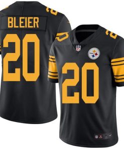 Nike Pittsburgh Steelers #20 Rocky Bleier Black Men's Stitched NFL Limited Rush Jersey Men's