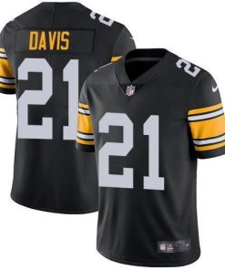 Nike Pittsburgh Steelers #21 Sean Davis Black Alternate Men's Stitched NFL Vapor Untouchable Limited Jersey Men's