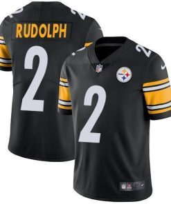 Nike Pittsburgh Steelers #2 Mason Rudolph Black Team Color Men's Stitched NFL Vapor Untouchable Limited Jersey Men's