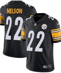 Nike Pittsburgh Steelers #22 Steven Nelson Black Team Color Men's Stitched NFL Vapor Untouchable Limited Jersey Men's