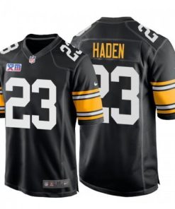 Nike Pittsburgh Steelers #23 Joe Haden Super Bowl XIII 1978 Retro Game NFL Jersey Black Men's