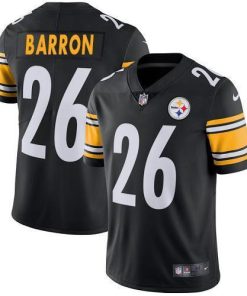 Nike Pittsburgh Steelers #26 Mark Barron Black Team Color Men's Stitched NFL Vapor Untouchable Limited Jersey Men's