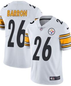 Nike Pittsburgh Steelers #26 Mark Barron White Men's Stitched NFL Vapor Untouchable Limited Jersey Men's