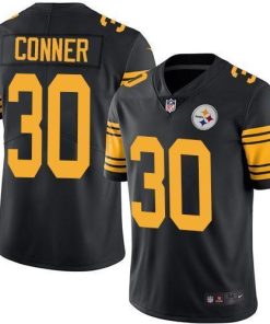 Nike Pittsburgh Steelers #30 James Conner Black Men's Stitched NFL Limited Rush Jersey Men's