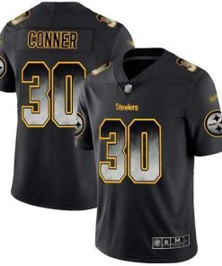 Nike Pittsburgh Steelers #30 James Conner Black Men's Stitched NFL Vapor Untouchable Limited Smoke Fashion Jersey Men's
