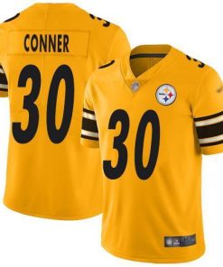 Nike Pittsburgh Steelers #30 James Conner Gold Men's Stitched NFL Limited Inverted Legend Jersey Men's
