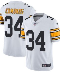 Nike Pittsburgh Steelers #34 Terrell Edmunds White Men's Stitched NFL Vapor Untouchable Limited Jersey Men's