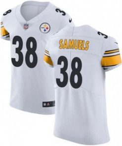 Nike Pittsburgh Steelers #38 Jaylen Samuels White Men's Stitched NFL Vapor Untouchable Limited Jersey Men's
