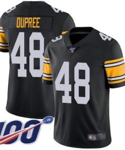 Nike Pittsburgh Steelers #48 Bud Dupree Black Alternate Men's Stitched NFL 100th Season Vapor Limited Jersey Men's