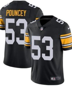 Nike Pittsburgh Steelers #53 Maurkice Pouncey Black Alternate Men's Stitched NFL Vapor Untouchable Limited Jersey Men's