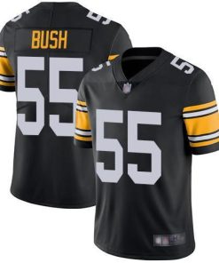 Nike Pittsburgh Steelers #55 Devin Bush Black Alternate Men's Stitched NFL Vapor Untouchable Limited Jersey Men's