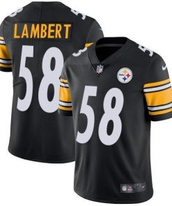 Nike Pittsburgh Steelers #58 Jack Lambert Black Team Color Men's Stitched NFL Vapor Untouchable Limited Jersey Men's