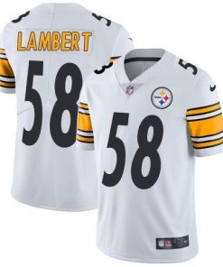 Nike Pittsburgh Steelers #58 Jack Lambert White Men's Stitched NFL Vapor Untouchable Limited Jersey Men's