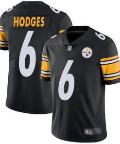 Nike Pittsburgh Steelers #6 Devlin Hodges Black Team Color Men's Stitched NFL Vapor Untouchable Limited Jersey Men's
