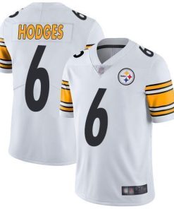 Nike Pittsburgh Steelers #6 Devlin Hodges White Men's Stitched NFL Vapor Untouchable Limited Jersey Men's