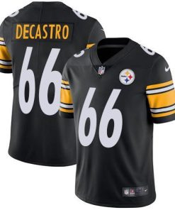Nike Pittsburgh Steelers #66 David DeCastro Black Team Color Men's Stitched NFL Vapor Untouchable Limited Jersey Men's