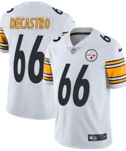 Nike Pittsburgh Steelers #66 David DeCastro White Men's Stitched NFL Vapor Untouchable Limited Jersey Men's