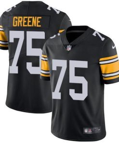 Nike Pittsburgh Steelers #75 Joe Greene Black Alternate Men's Stitched NFL Vapor Untouchable Limited Jersey Men's