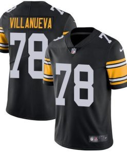 Nike Pittsburgh Steelers #78 Alejandro Villanueva Black Alternate Men's Stitched NFL Vapor Untouchable Limited Jersey Men's