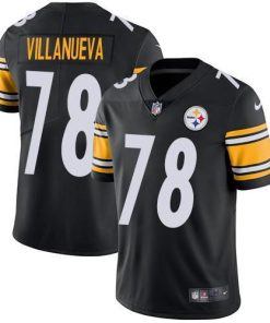 Nike Pittsburgh Steelers #78 Alejandro Villanueva Black Team Color Men's Stitched NFL Vapor Untouchable Limited Jersey Men's