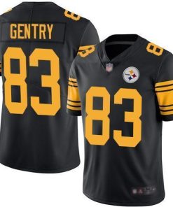 Nike Pittsburgh Steelers #83 Zach Gentry Black Men's Stitched NFL Limited Rush Jersey Men's