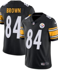 Nike Pittsburgh Steelers #84 Antonio Brown Black Team Color Men's Stitched NFL Vapor Untouchable Limited Jersey Men's
