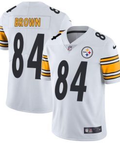 Nike Pittsburgh Steelers #84 Antonio Brown White Men's Stitched NFL Vapor Untouchable Limited Jersey Men's
