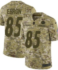 Nike Pittsburgh Steelers #85 Eric Ebron Camo Men's Stitched NFL Limited 2018 Salute To Service Jersey Men's
