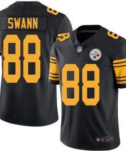 Nike Pittsburgh Steelers #88 Lynn Swann Black Men's Stitched NFL Limited Rush Jersey Men's