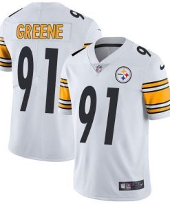 Nike Pittsburgh Steelers #91 Kevin Greene White Men's Stitched NFL Vapor Untouchable Limited Jersey Men's