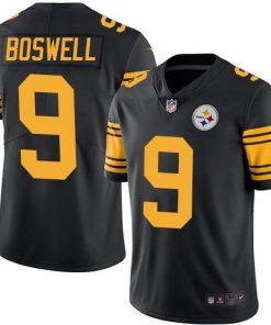 Nike Pittsburgh Steelers #9 Chris Boswell Black Men's Stitched NFL Limited Rush Jersey Men's