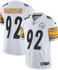 Nike Pittsburgh Steelers #92 James Harrison White Men's Stitched NFL Vapor Untouchable Limited Jersey Men's