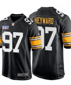 Nike Pittsburgh Steelers #97 Cameron Heyward Super Bowl XIII 1978 Retro Game NFL Jersey Black Men's